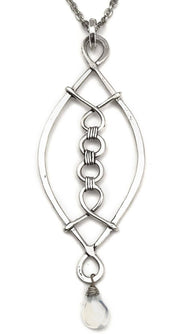 Banjara Braid and Quartz Necklace