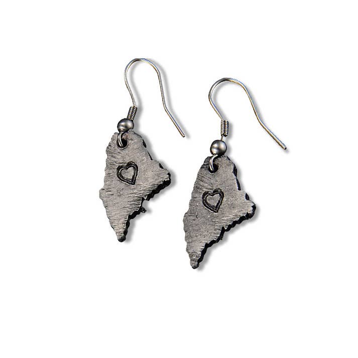 Home State Jewelry - Pewter State Earrings