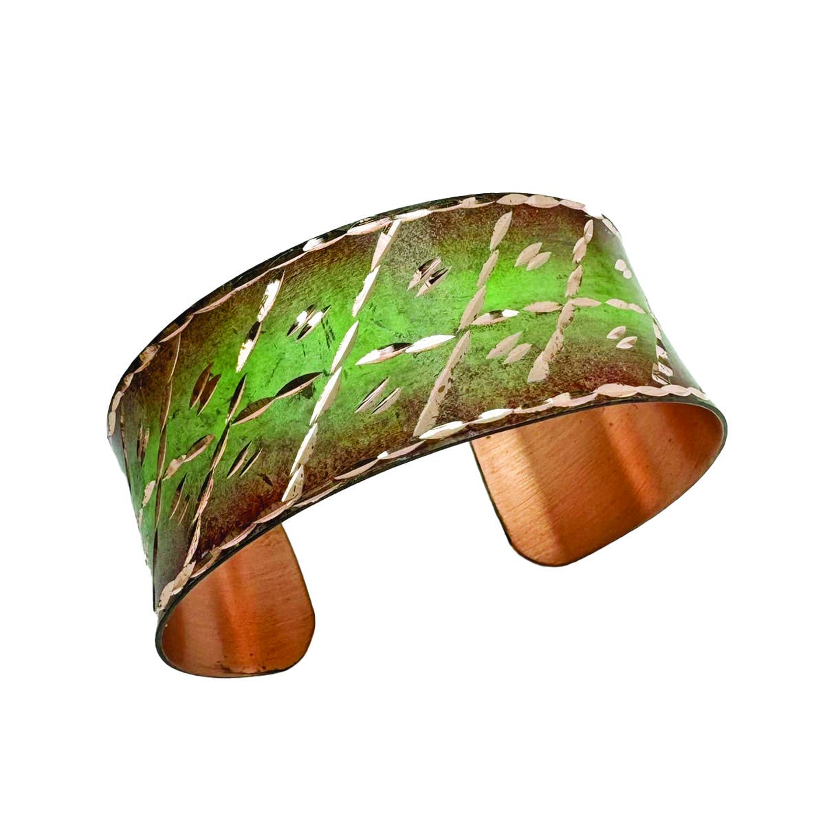 Patina Earthy Mosaic CuffPatina Earthy Mosaic Cuff