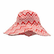 The Block printed Canvas  Chevron Delight Sun Hat