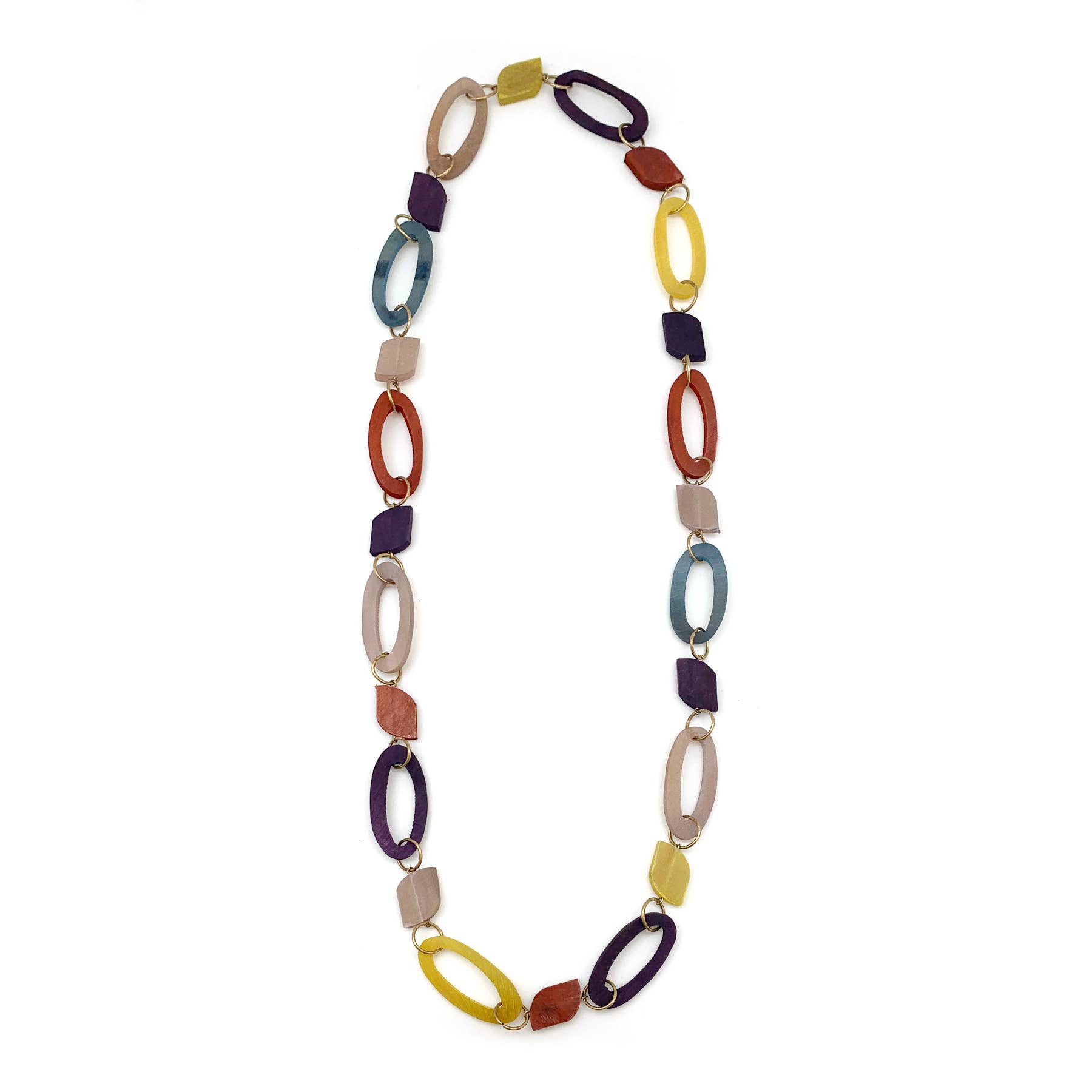 Omala Bold & Brash Collection Necklace - Geometric and Ovals