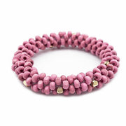 Sachi Chromatic Hues Rope Bracelet  - Pink