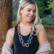 Omala Autumn Neutrals Collection Necklace - Large Links