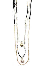 Sachi Star Charms Set of 3 Necklaces