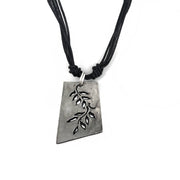 Pewter Necklace - Leafy Vines