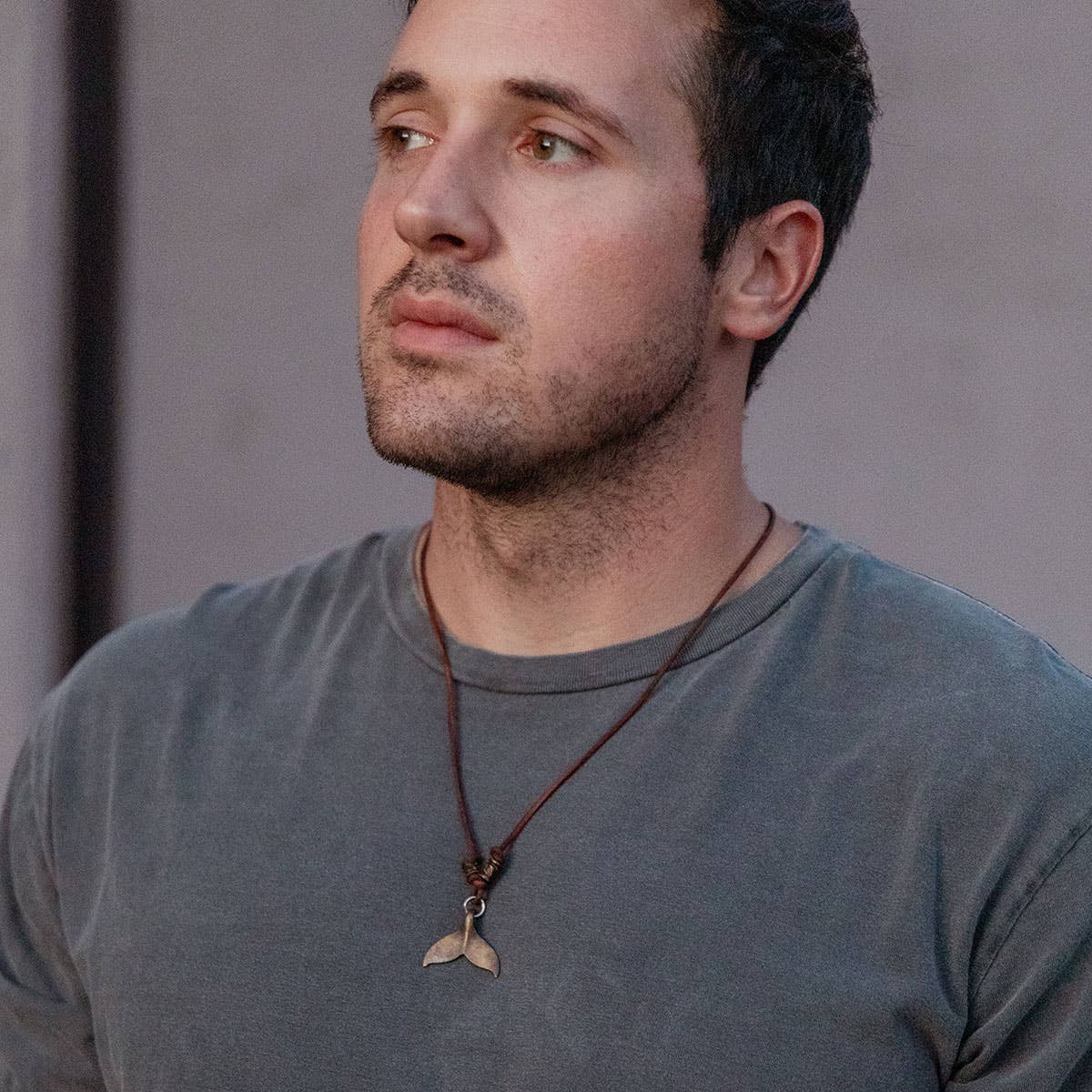 Aadi Nautical Whale Tail Necklace