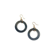 Omala Misty Greens Collection Earrings - Open Hoops