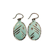 Patina Frosted Flora Earrings