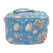 Chippa Sapphire Blooms Large Cosmetic Case