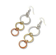 Banjara Hammered Rings Earrings