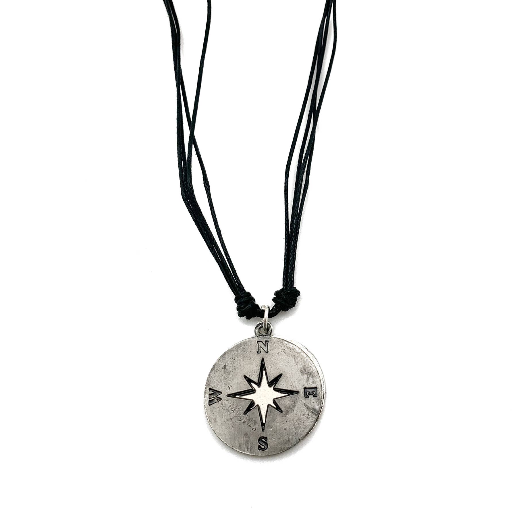 Pewter Necklace - Compass