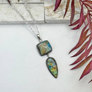 Handcrafted Semiprecious Stone Necklace - Labradorite
