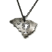 Home State Jewelry - South Carolina with Palmetto Necklace