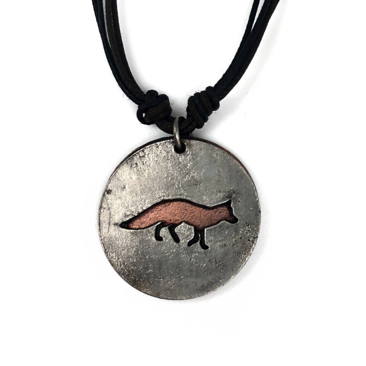 Pewter Necklace - Fox