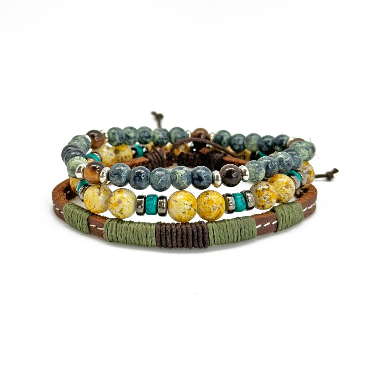 Aadi Forest Canopy Bracelet Trio Set