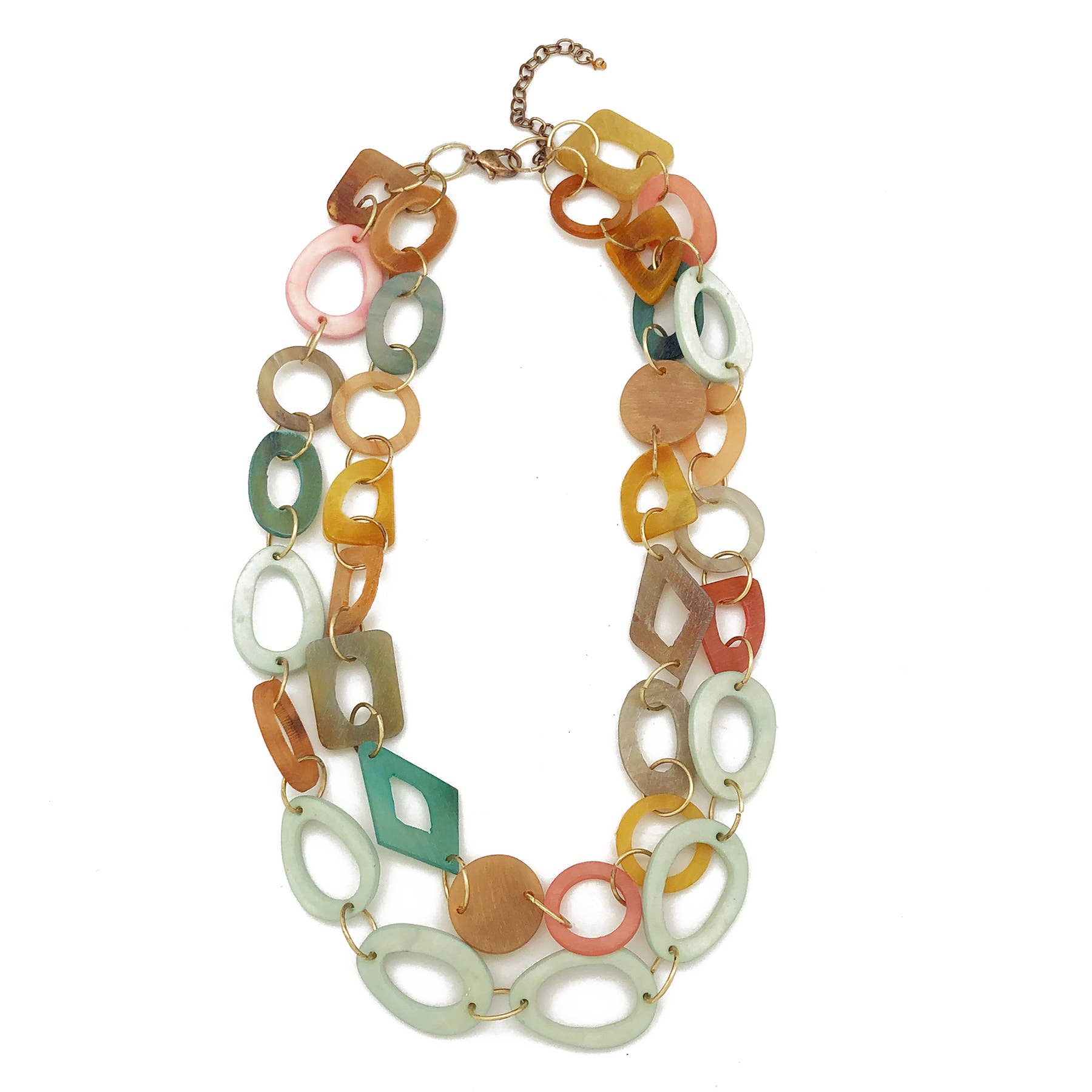 Omala Pleasing Pastels Collection Necklace - Double Strand