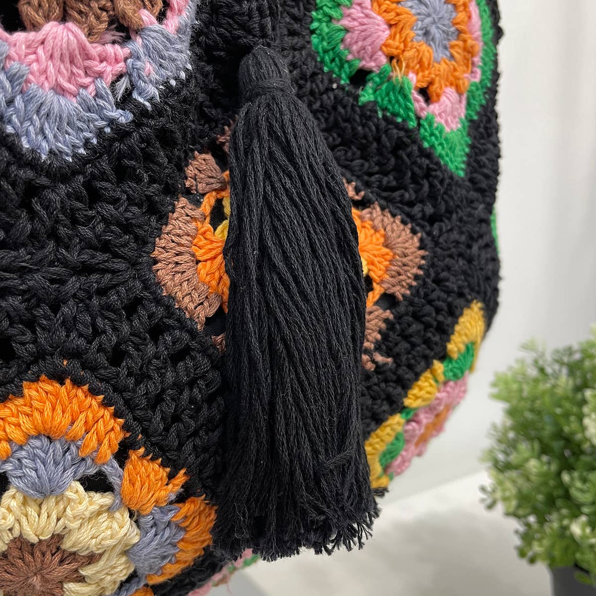 Laya Cotton Crochet Shoulder Bags