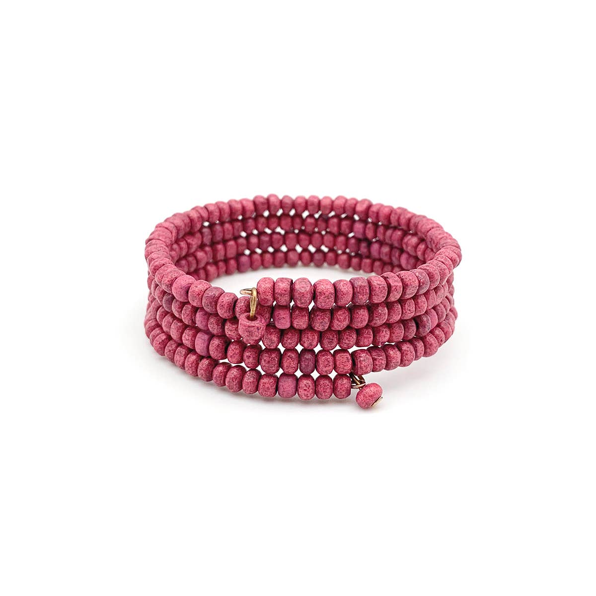 Sachi Chromatic Hues - Fuschia Coil Bracelet