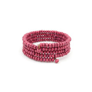 Sachi Chromatic Hues - Fuschia Coil Bracelet