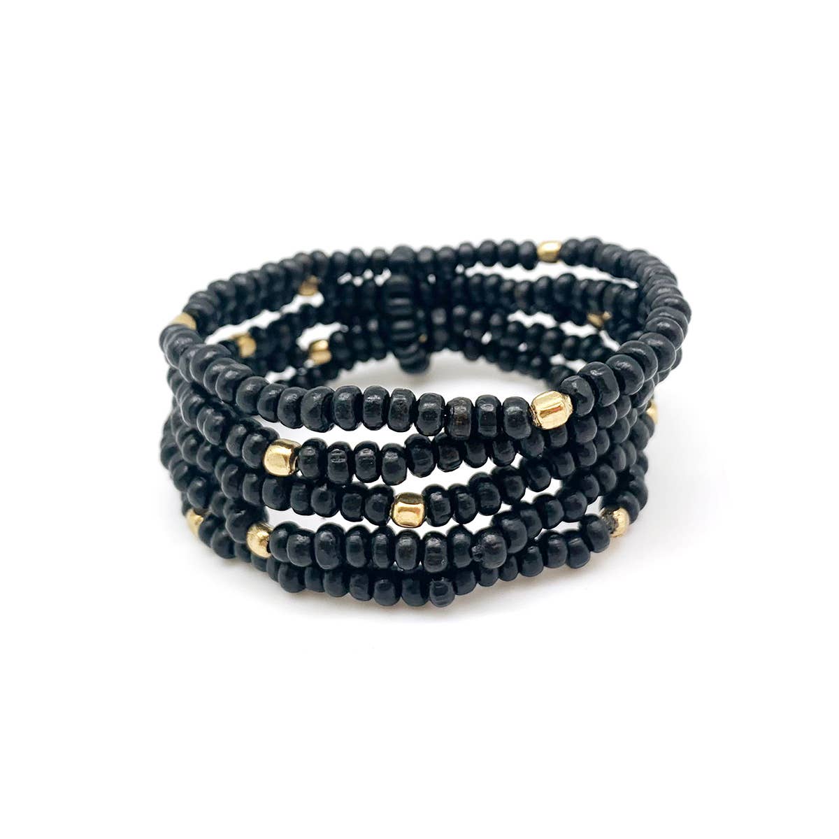 Sachi Chromatic Hues - Charcoal Multi-Strand Bracelet