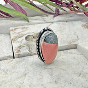 Handcrafted Kashi Semiprecious Stone Ring - Maligano Jasper
