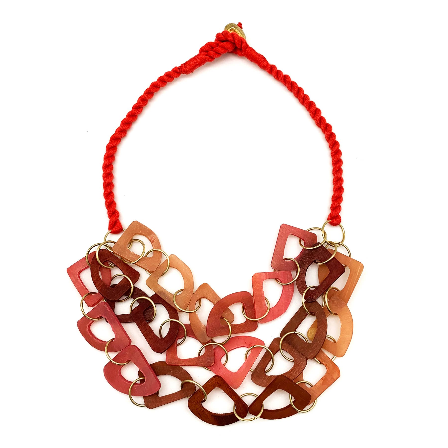Omala Rosy Cheeks Collection Necklace - Abstract Layer