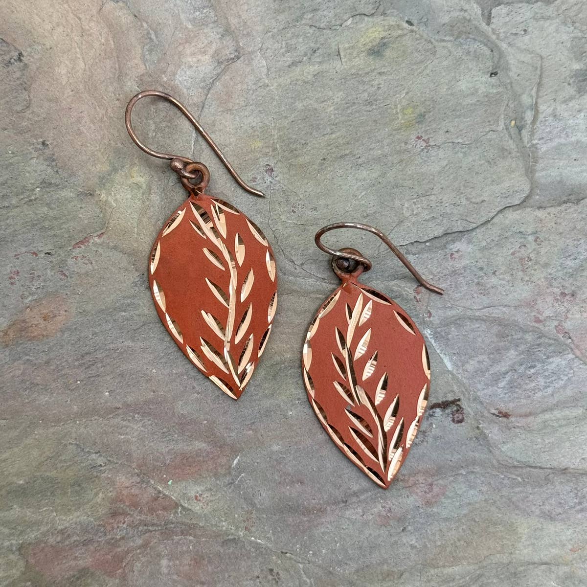 Patina Ginger Blossom Earrings