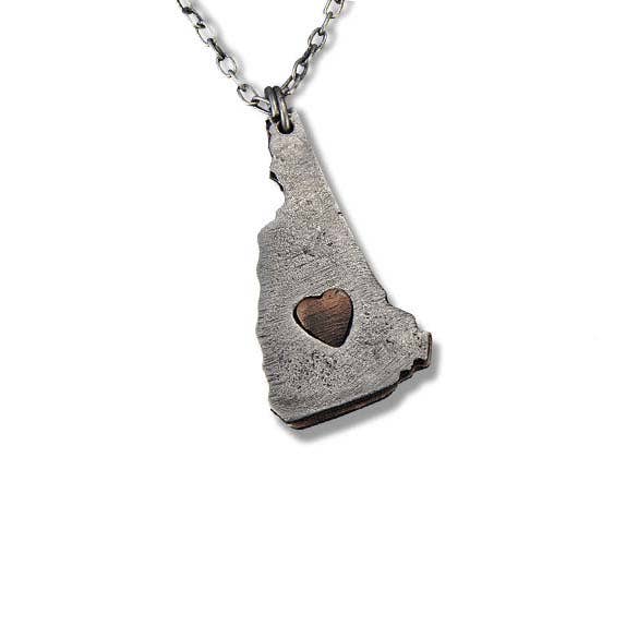 Home State Jewelry - Pewter State Necklace