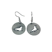 Pewter Earrings - Seal