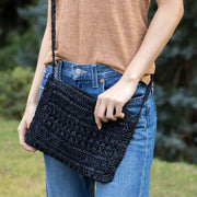 Lola Bag - Crossbody Pouch with Zipper - Black