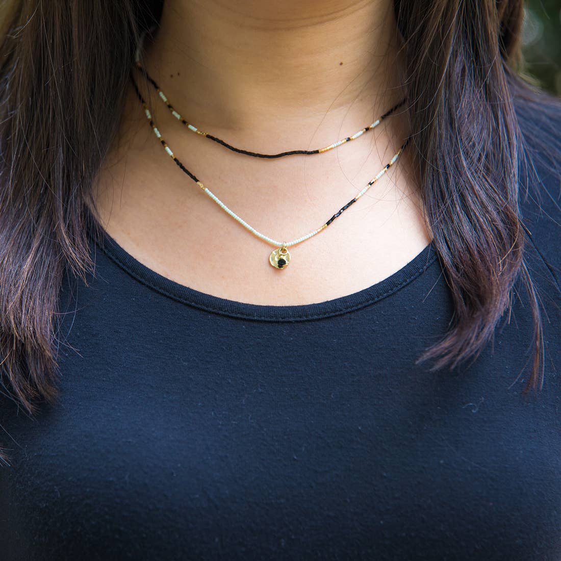 Sachi Dual Layer Short Necklace