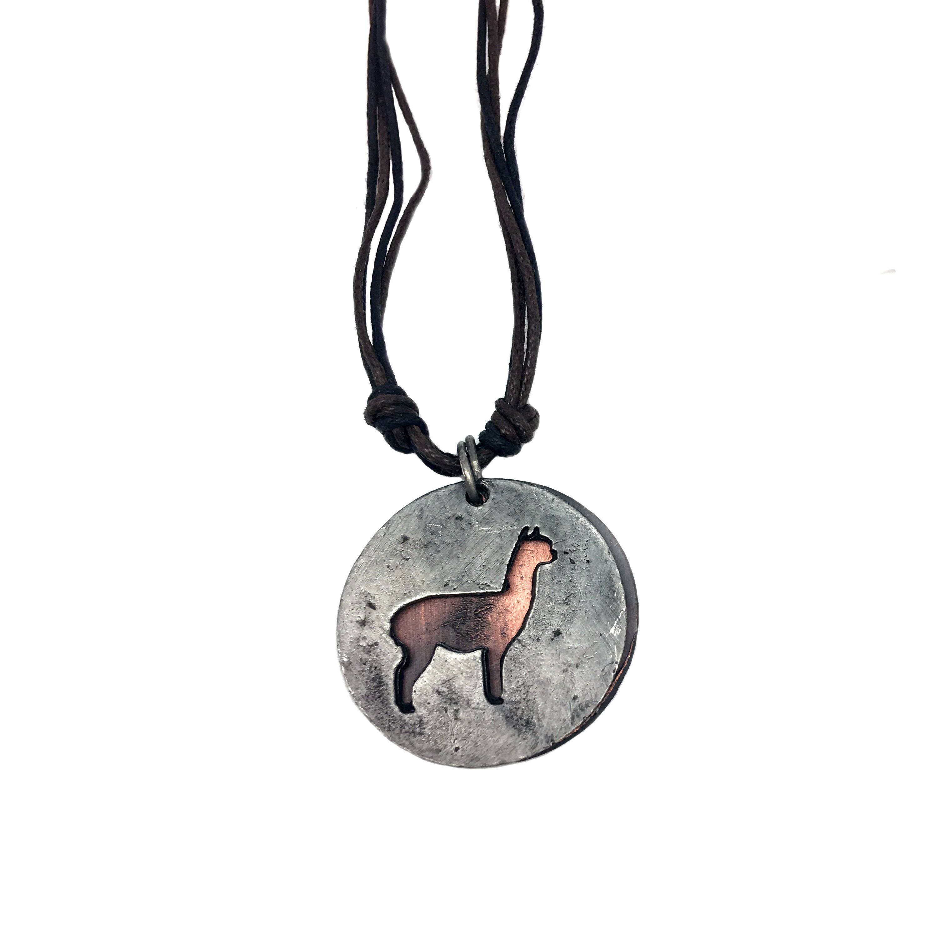 Pewter Necklace - Alpaca