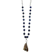 Banjara Semi-Precious Stone Necklace - Lapis & Peruvian Opal