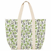 Handcrafted Block-Printed Canvas Bag - Grape Vine