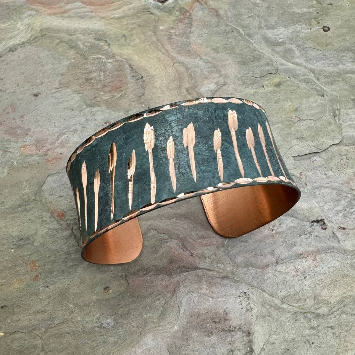 Patina Dandelion Whisper Cuff