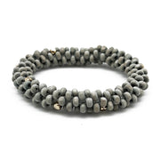 Sachi Chromatic Hues Rope Bracelet  - Grey