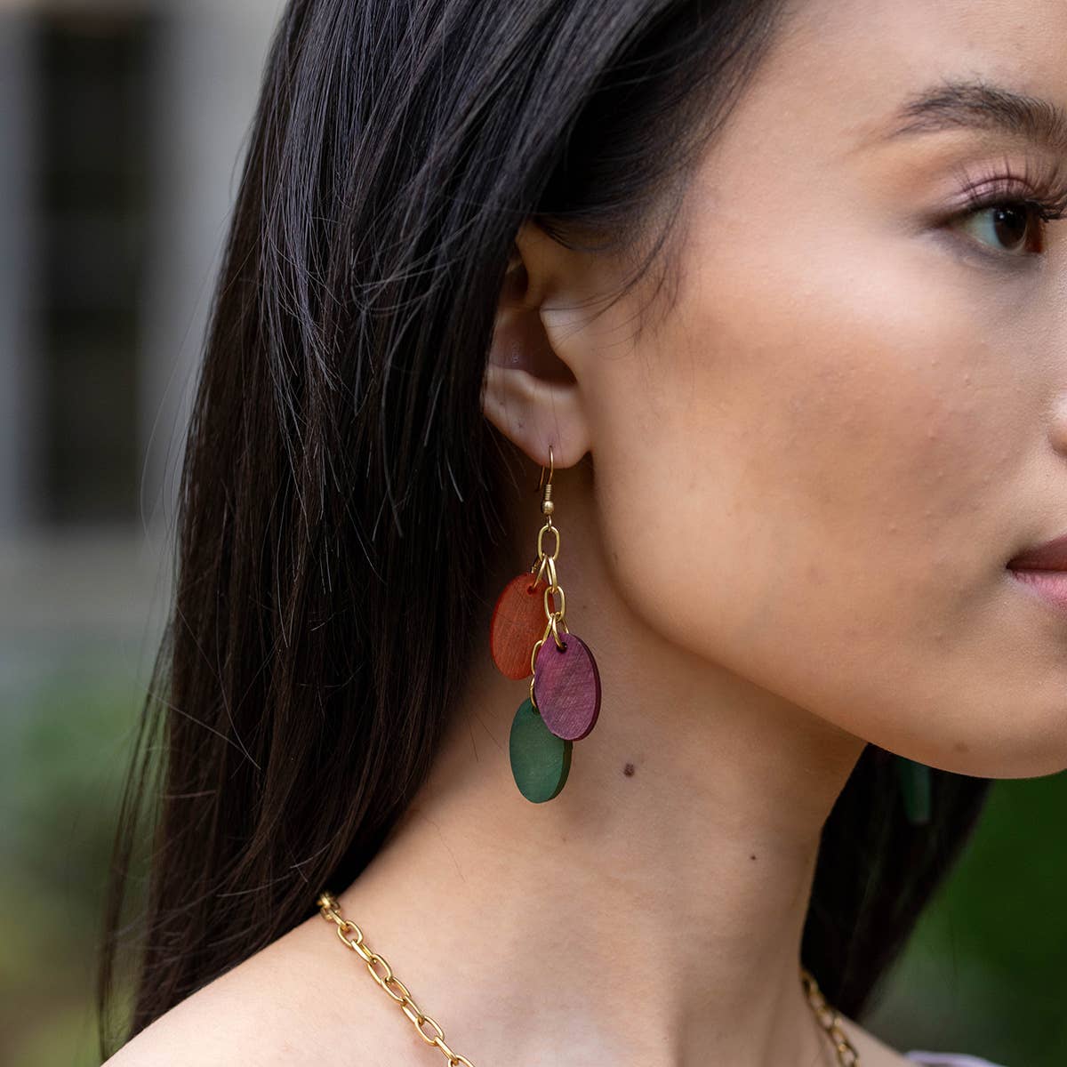 Omala Bold & Brash Collection Earrings - Small Ovals