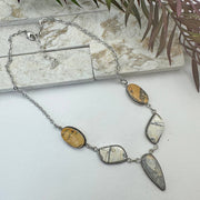 Handcrafted Semiprecious Stone Necklace - Maligano Jasper