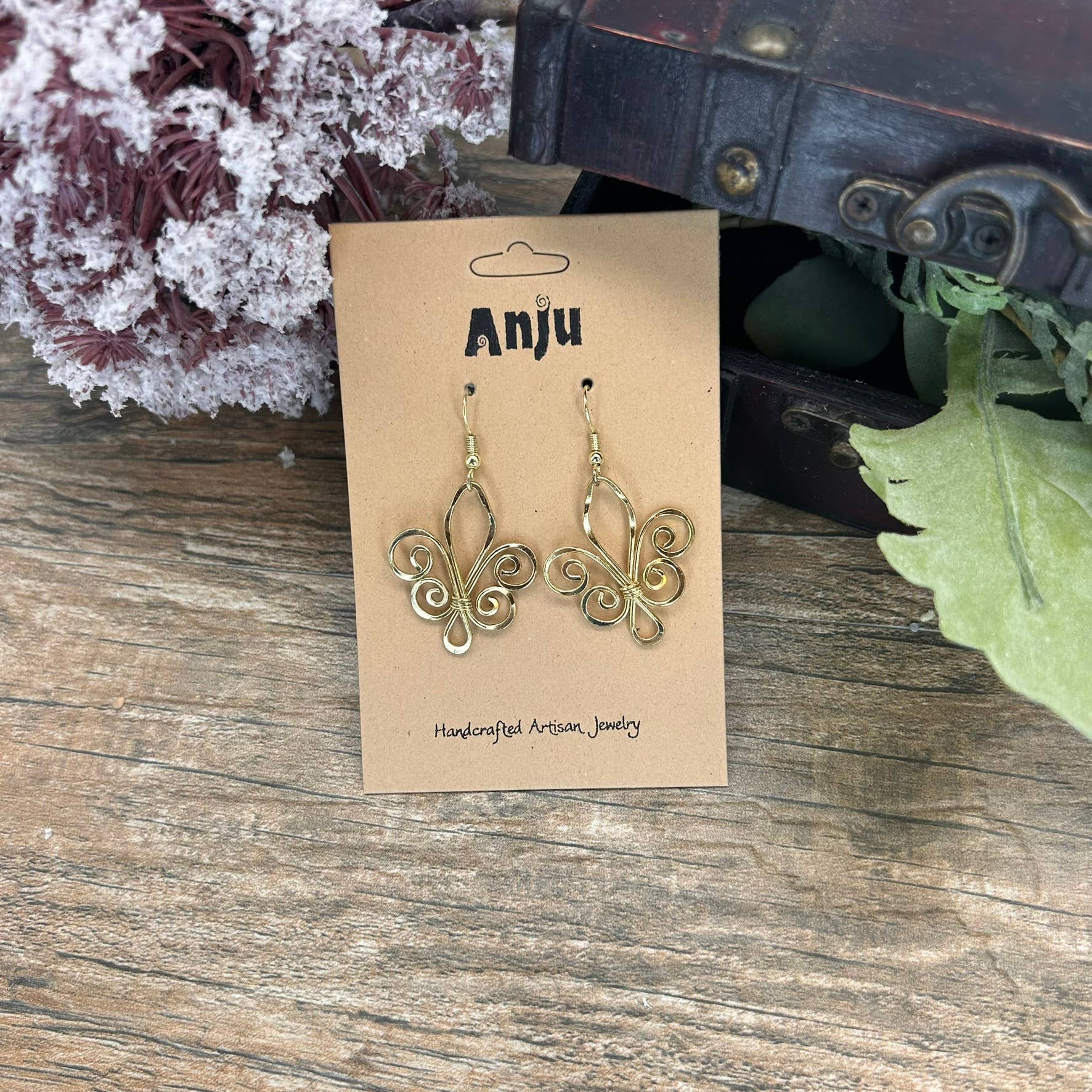 Gold Plated Earrings - Smaller Size Fleur-de-Lis