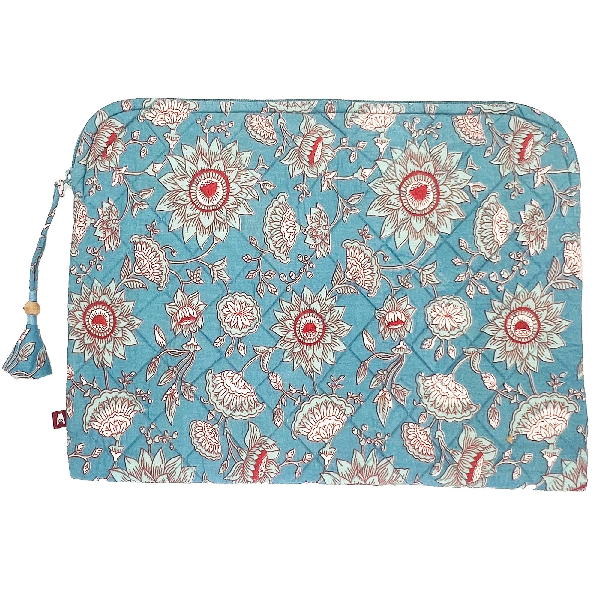 Chippa Sapphire Blooms Large Laptop Sleeve