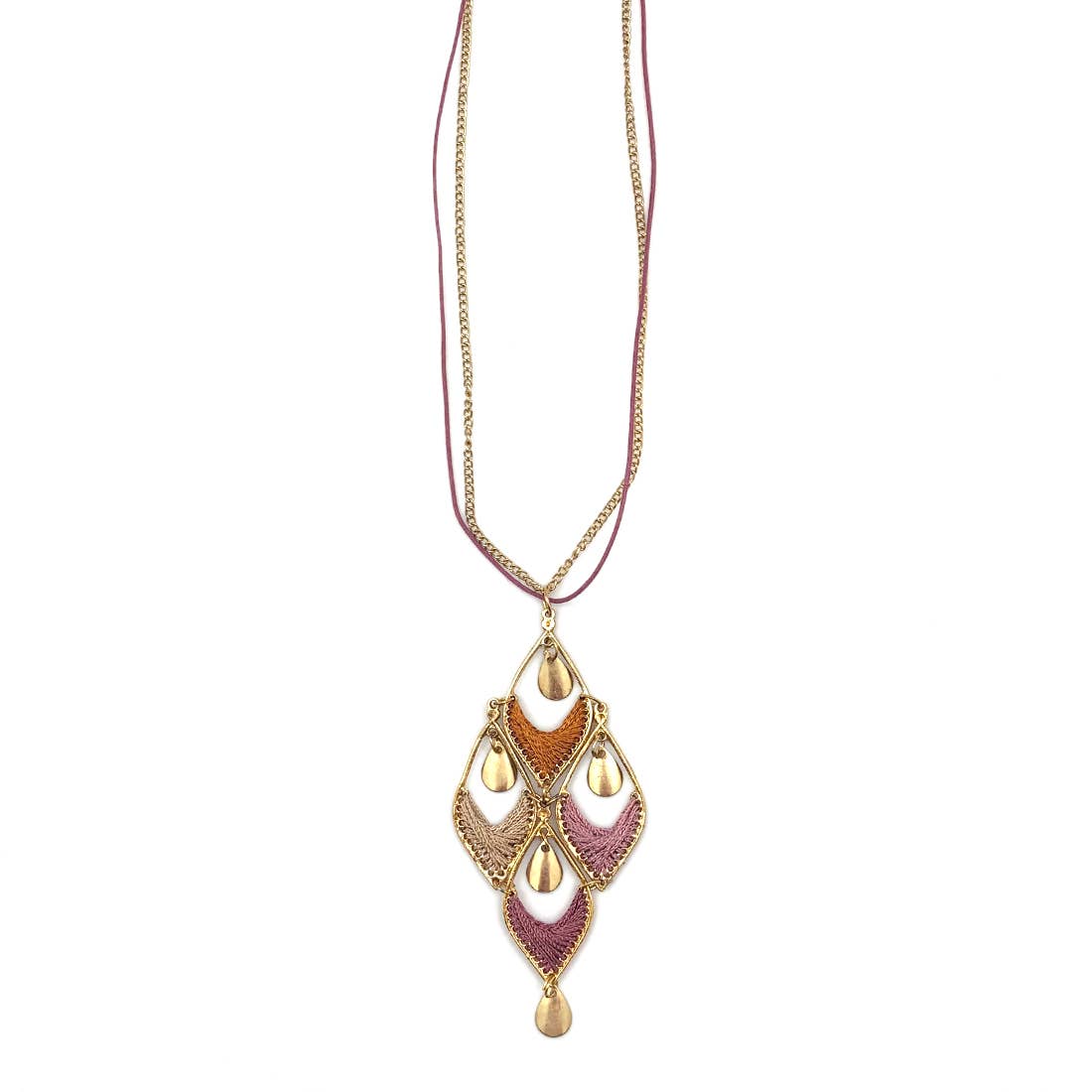Sachi Desert Arches Collection Necklace - Diamond Pendant