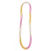 Prismatic Hues Necklace - Yellow, Pink, White