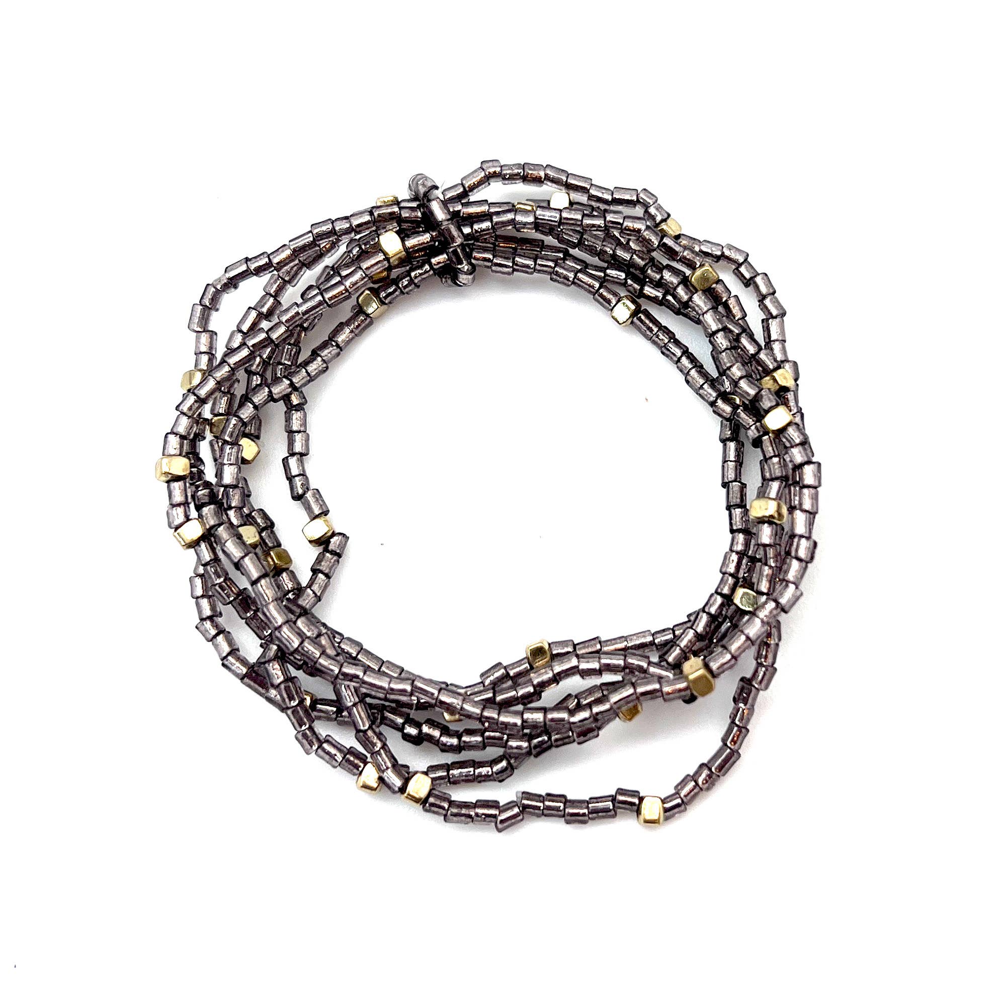 Seedbead Stretchy Bunch Bracelets - Multiple Color Styles