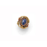 Mixed Metal and Semiprecious Stone Ring