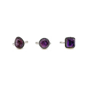 Kashi Semiprecious Small Stone Ring - Amethyst