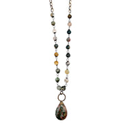 Banjara Semi-Precious Stone Necklace - Agate & Bloodstone