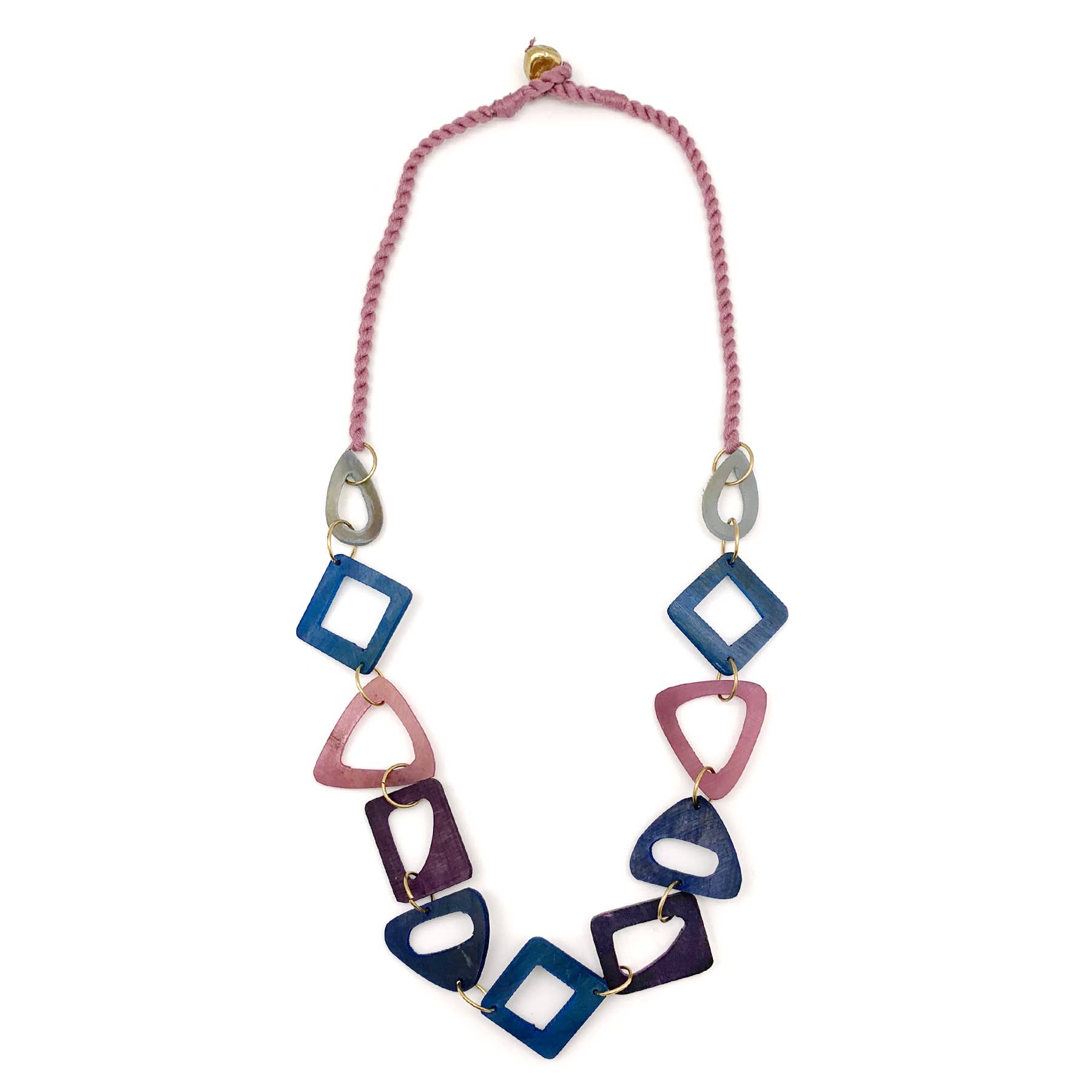 Omala Heliotrope Collection Necklace - Open Triangles