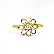 Handcrafted Gold Plated Mandala Bracelet