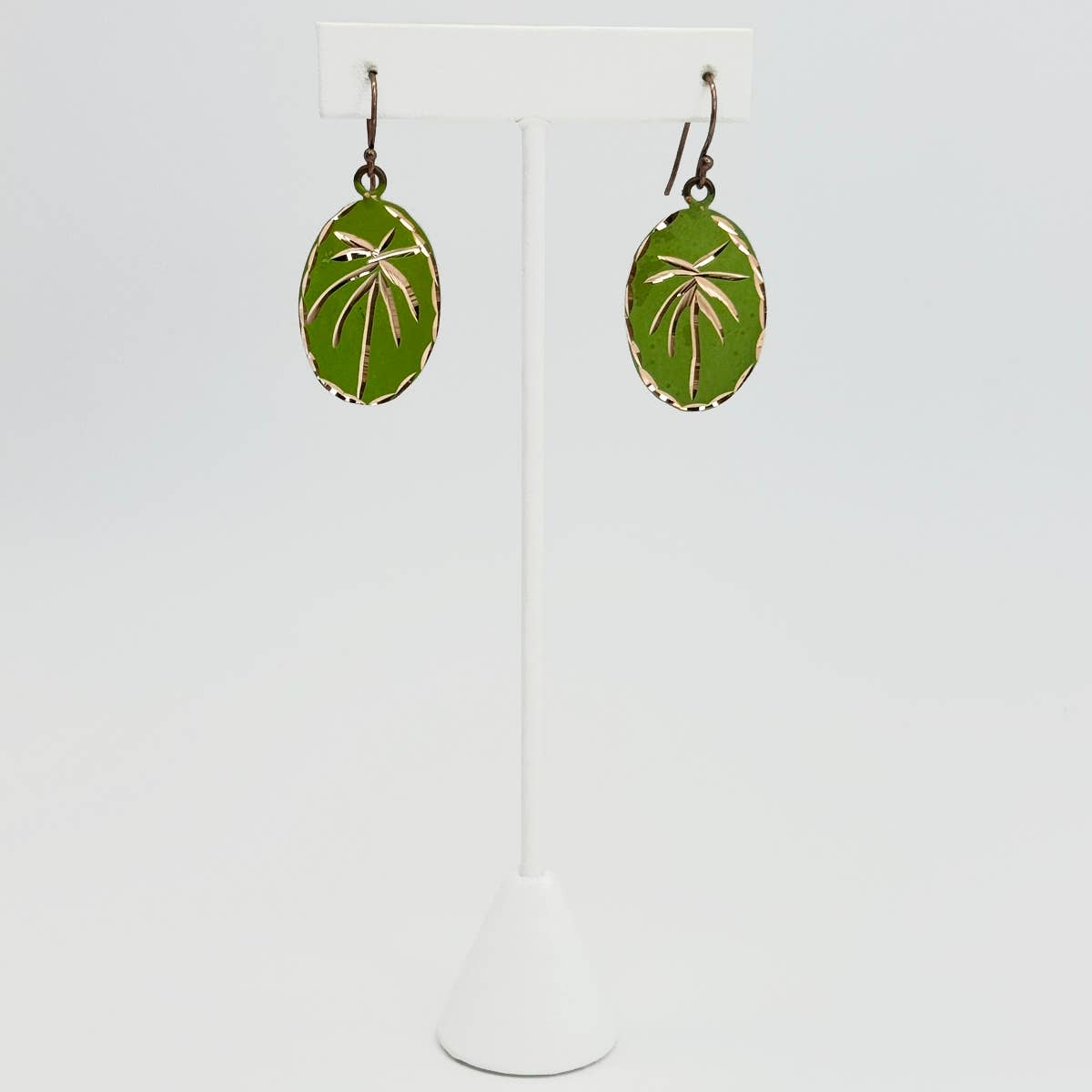 Patina Palm Paradise Earrings