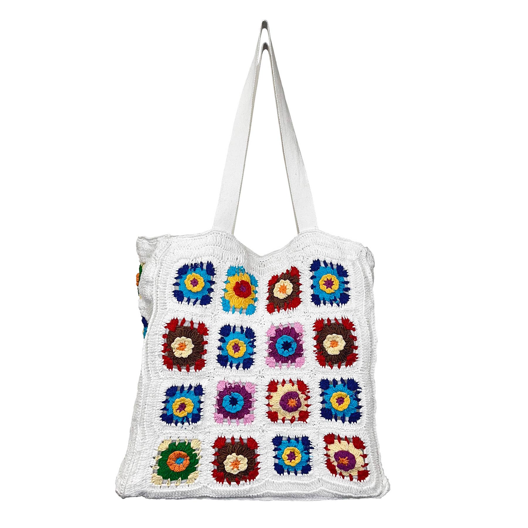 Laya Cotton Crochet Large Tote Bag
